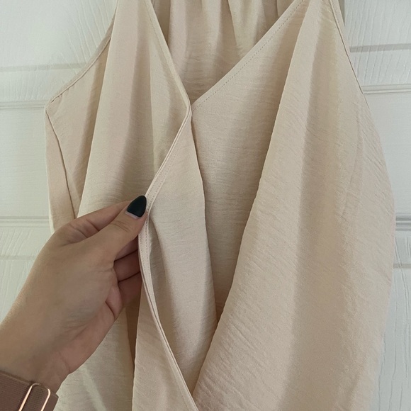 Olive & Oak Cream Crossover Blouse - Picture 4 of 6